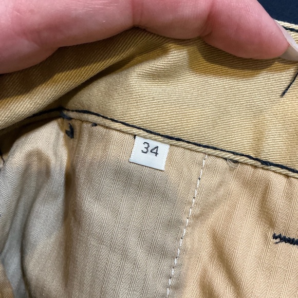 rag & bone Fit 2 Flyweight Chino Pants Dark Navy Slim Fit Men’s Size 34 NWT - Picture 10 of 14